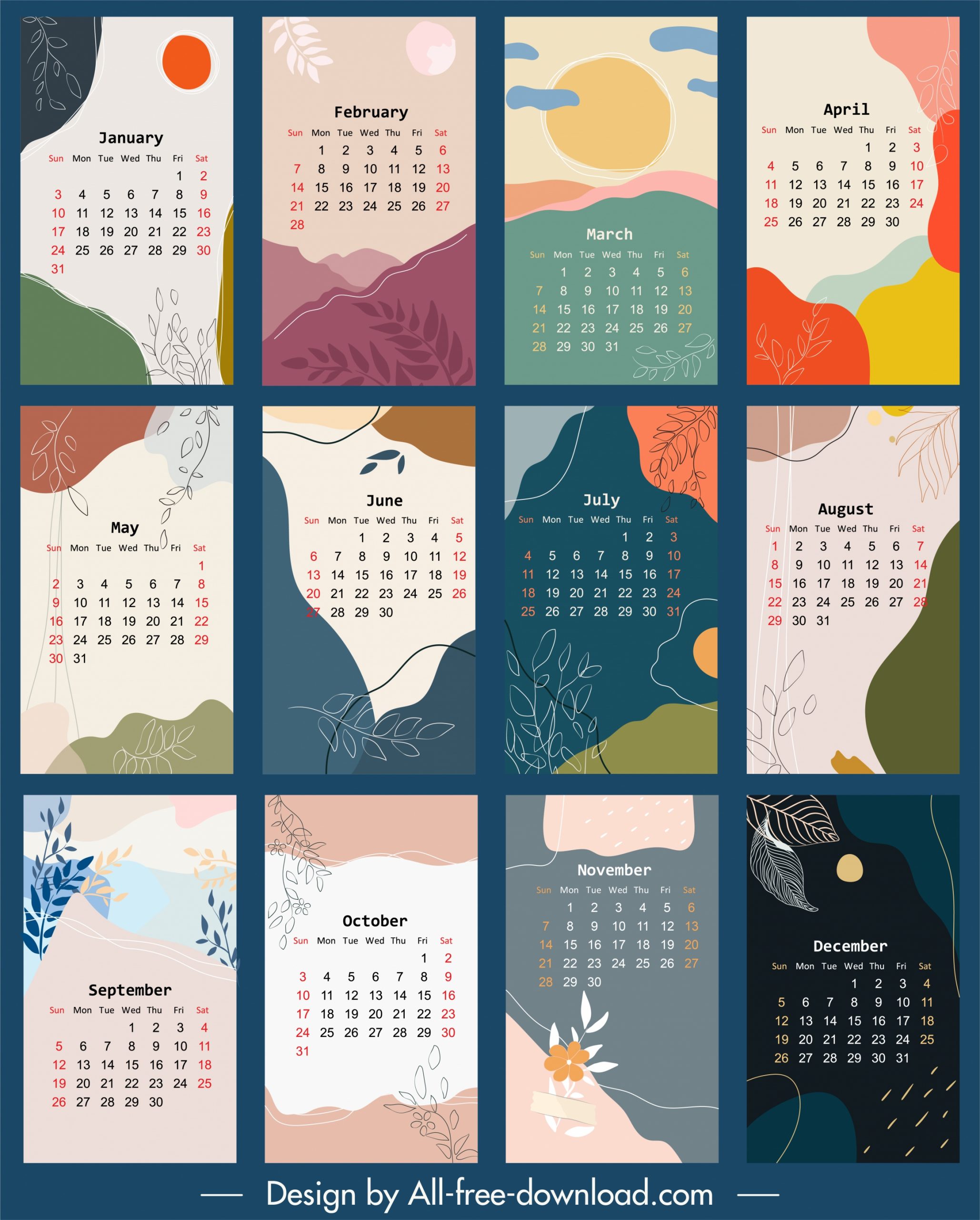 2021 Calendar with Holidays (Printable and Free Download