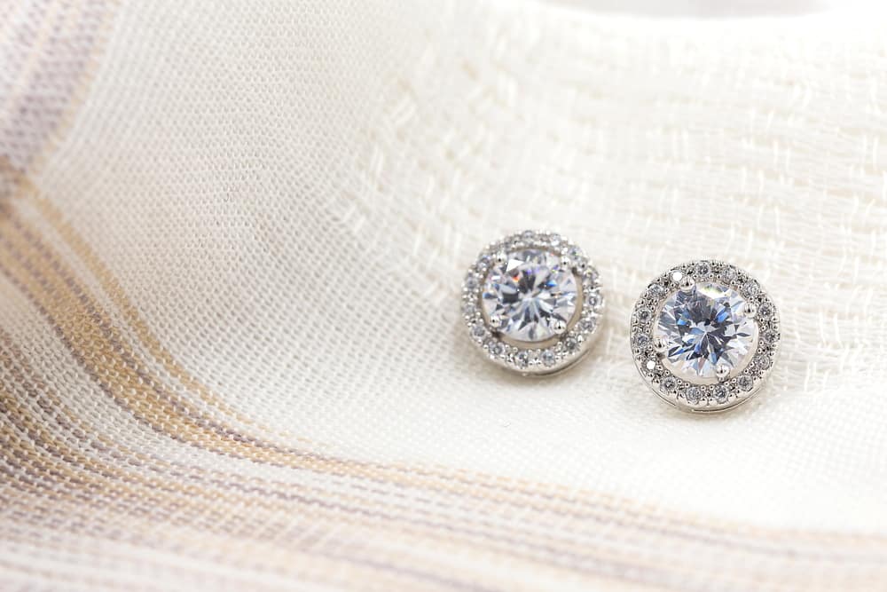 Clean Diamond Earrings at Home