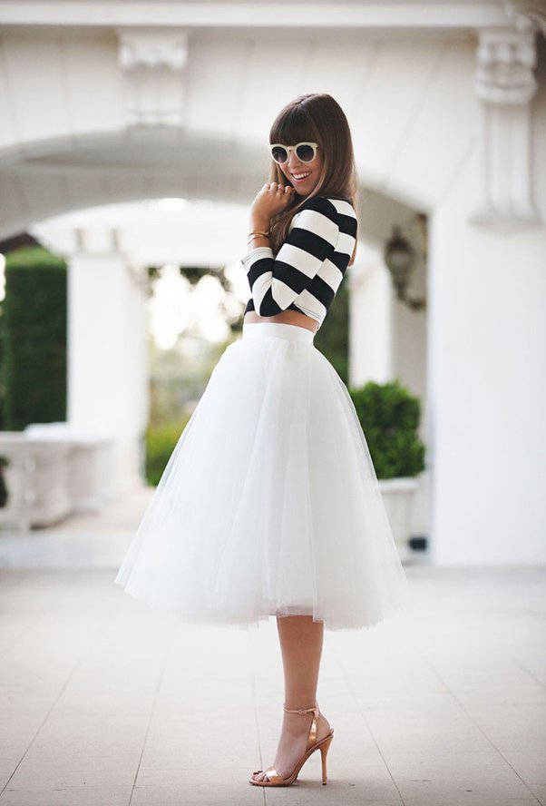 Tulle Skirt outfit ideas 5